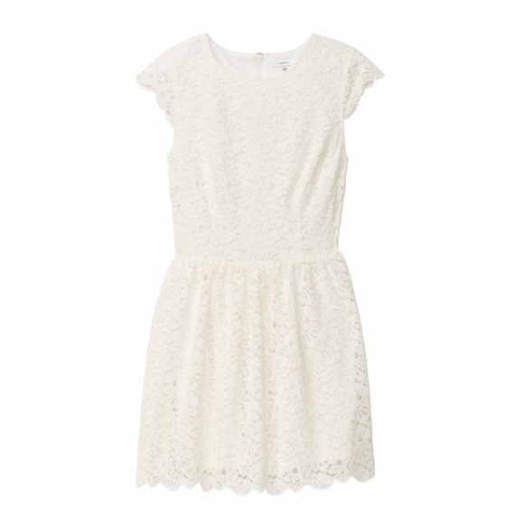 Aritzia Belgravia Talula White Lace Dress 00
